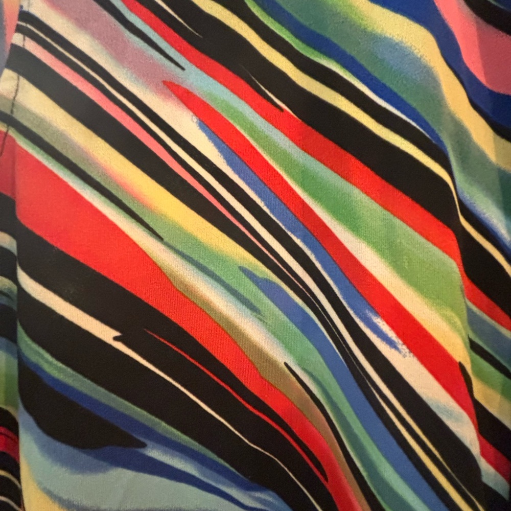 Caleoas Multicolor Striped Button Down Blouse, Fr… - image 6